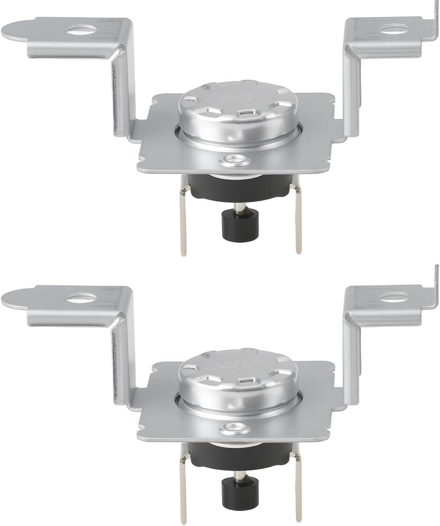 ECSiNG 2 PCS Dryer Thermal Fuse Reset Thermostat 6931EL3003C Compatible with LG Dryer