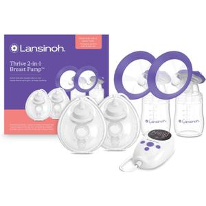 Thrive 2-in-1 Breast Pump - The Freedom of a Wearable Plus The Power of a Hospital-Strength PumpAll in one Sleek, Portable Design (Model P3)