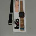 Smart Watch for Women Men Fitness: Waterproof Make Answer Call Digital Mens Watches Running Pedometer Smartwatch for Android Phone iPhone Samsung Compatible Heart Rate Monitor SpO2 Step Tracker Gold