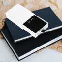 Drawer Type Jewelry Box 3.54X2.75X1.18 Inch Small Jewelry Storage Case with Soft Cotton Interior for Necklace Earring Bracelet Ring Organizer and Packaging