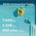 Beatbot Sora 10 Cordless Pool Vacuum Robot for Inground & Above Ground Pools, 6800 GPH Suction, Floor/Wall/Waterline/Shallow Area Cleaning, Waterline Parking, 300 Mins Runtime, Mint Green