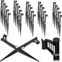 Drip Irrigation Stakes for 1/4 Inch Drip Irrigation Tubing. Drip Line Stakes Suitable for Garden,Flowers,Plants, Vegetables Drip System Parts(25PCS)