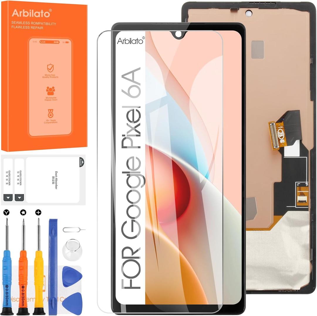 for Google Pixel 6A 5G 6.13" LCD Screen Replacement Display Touch LCD Display Digitizer Assembly
