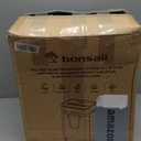 Bonsaii 12-Sheet Micro-Cut Paper Shredders for Home Office, Heavy Duty Document Shredder with 5.5 Gallon Pullout Bin for CD/Credit Card/Staple, 30 Mins Continuous Run Time, P-4 High Security, C282-B