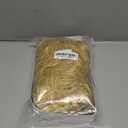 LABEAUT Long Curly Blonde Ponytails Wig with Buns for Women Girls Cosplay Costume Anime Blonde Pigtails Wig with Bangs + Cap (Flax Golden)