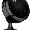 HDQ15Mini 4K WiFi Camera Wireless – Indoor Security Camera with Night Vision, Motion Detection, Long Battery Life & SD Card Loop Recording