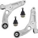ASTARPRO 4pcs Front Lower Control Arms and Lower Ball Joints Compatible with 2014-2018 Jeep Cherokee