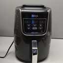 Ninja | XL Single Basket Air Fryer | 5.5 QT Capacity fits 3lbs of Wings | 5-in-1Air Fry, Roast, Bake, Reheat & Dehydrate |Dishwasher Safe Parts & Recipe Guide | Grey |AF150AMZ