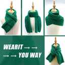 Toddler Scarf Warm Knit Kids Neck Warmer Soft Stretch Baby Winter Scarves for Boys Girls