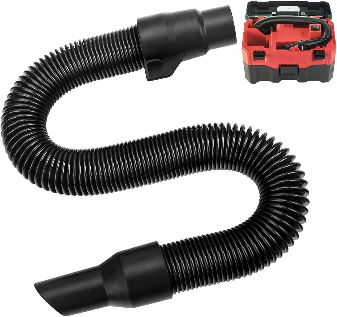 14-37-0105 Vacuum Hose Compatible with Milwaukee M18 Vacuum 0970-20 0880-20 0780-20 (Internal Storage), Fits 18V/28V Wet/Dry Vac Hose Assembly