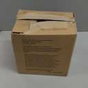 Basics Ceramic Portable Mini Space Heater for Office Desk, Indoor Use, Fast Heating, Energy Efficient, 500W, With TipOver Protection, Lightweight 1.4 lbs, Black, 5.87"D x 3.15"W x 5.95"H