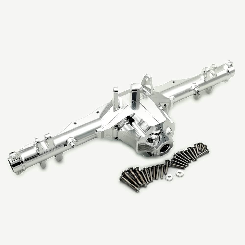 Aluminum Rear Axle Housing Gearbox Differential Carrier Silver for Traxxas 1/7 UDR Unlimited Desert Racer Truck 8540 + 8541
