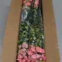 Grunyia 10 Bundles Artificial Flowers Outdoor UV Resistant Fake Flowers No Fade Faux Plants Garden Porch Window Box Decorating (Light Purple)