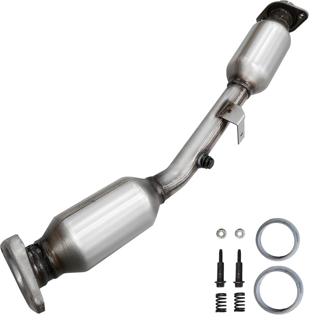 JT Exhaust Catalytic Converter Compatible with Nissan Versa 2007-2012 1.8L / 2009-2010 Nissan Versa 1.6L (Standard EPA Grade)