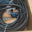Heavy Duty Non-Expanding Garden Hose 100ft - Durable Reinforced Water Hose with Leak-Proof Construction Kink-Resistant, TPV material, 10-Function Spray Nozzle, 3/4" Connector & Portable Strap100FT)