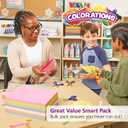 Colorations Construction Paper for Kids - 7 Bright Colors - 600 Bulk Sheets of 9"X12" - Assorted Pack of Heavy-Duty Craft Paper, Bulk School Supplies