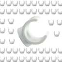 50pcs PEX Clamp 3/4 Inch Pipe Clamps, PVC Pipe Holder PEX Pipe Hangers for Water Pipes, Tubing, Hose Support Clamp Clip