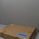 HOURIA Blue White Abstract Neutral Framed Canvas Wall Art Set,Minimalist Boho Waves Lines Wall Decor,Modern Geometric Shapes Print,Mid Century Grunge Artwork for Living Room,Bedroom,Office- 16"x24"x3