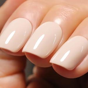 Nude Gel Polish, 1 Pcs 15ml Beige Gel Nail Polish Autumn Winter Soak off LED UV