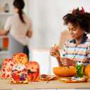 Honoson 24 Pieces Thanksgiving Gift Bags Fall Thanksgiving Party Favor Pumpkin Turkey Maple Leaves Candy Goodies Treat Bag for Fall Harvest Party Supplies