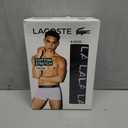 Lacoste Men's Cotton Stretch Essentials Trunks, 5-Pack (X-Large, Black With Black Waistbands)