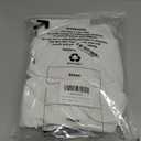 Alimens & Gentle Men's Dress Shirt Regular Fit Stretch Stain Shield Long Sleeve Solid Business Wedding Button Down Shirts (X-Large, White)