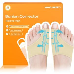 Bunion Corrector for Women Big Toe Straightener Bunion Corrector for Men, Relief splints Reduce Pain and Correct Toe Alignment, Brace Day/Night, fit for R/L,Easy to Clean Bunion Corrector for Women Big Toe Straightener Bunion Corrector for Men, Relief splints Reduce Pain and Correct Toe Alignment, Brace Day/Night, fit for R/L,Easy to Clean