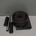 VINSGUIR Ab Roller Wheel, Abs & Core Workout Equipment for Home Gym with Knee Pad Accessories, Abdominal Wheel for Full-body Strength Training (Red And Black)