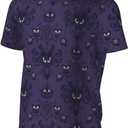 Blue Men's Short Sleeve Mesh Crew Neck T Shirt Athletic Running Gym Tee (Large)