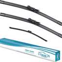 OEM Windshield Wiper Blades Replacement for Volvo XC90 2007 2008 2009 2010, All Weather Original Factory Quality Front & Rear Wipers Set 24"+22"+15" (Pack of 3)