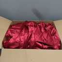 55 x 118 Inch Giant Christmas Bow Outdoor Oversized Red Burgundy Silk Bow for Extra Large Christmas Tree Wreath Outside Wall Store Building Garage Front Door Indoor Home Room Backdrop Decor