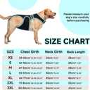 Dog Back Brace, Breathable Dog Post-Surgery Vest for IVDD, Arthritis & Spine Support, Adjustable Reflective Pet Back Bracer Pain-Relieving Harness, Black M