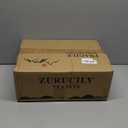 Zurucily Semi Automatic Tea Set Ceramic Teapot with Infuser Magic Teapot with 8 cups (Retro Dragon-D)