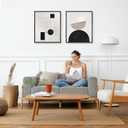 20x24 Picture Frame Black Aluminum Wall Frame with Real Glass, 16x20 Frame with Mat or 20 x 24 Without, Large Metal Poster Frames for Horizontal or Vertical Display
