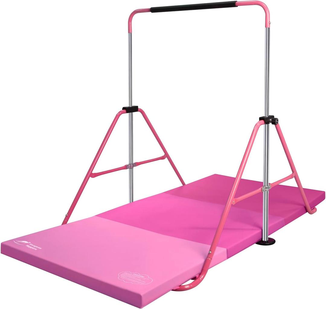 Kangaroo Hoppers Gymnastics Bar Set for Home Gym Exercise
Gymnastics Mat / Octagon Tumble / Incline Cheese Wedge Mat Bundle for Kids Tumbling, Skill Training