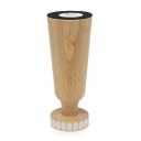 Perilla Home Wooden Pillar Candle Holders Home Decor Candle Holder Centerpiece - for, Led Candles, Dining Table Candle Holder Halloween, Home Decor, Candlesticks 10 inch