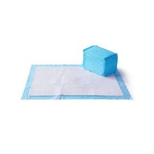 Basics LeakProof Dog and Puppy Potty Training Pee Pads with QuickDry 5Layer Design, XLarge Size 28 x 34 Inch, Blue & White, 40Pack