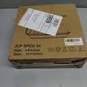 Microwave Splatter Cover Lid for Food 10.2 Inch with Water Steamer, Clear Microwave Splash Guard Cooker Lid with Plate, Dish Bowl Plate Serving Cover Cookware High Transparent Plastic Grey