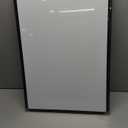 Double-Sided Magnetic Whiteboard, 30" x 20" Dry Erase Board Black Aluminum Frame for Wall, White Board Dry Erase Marker Board for Kitchen, Memo, School, Home, Office