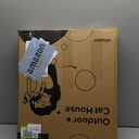 GASUR Large Heated Cat House for Outdoor Cats in Winter, Highly Elevated Base Waterproof & Insulated Feral Cat House, Warm Cat Shelter with Heating Pad Warm House for Outside Stray Barn Cat