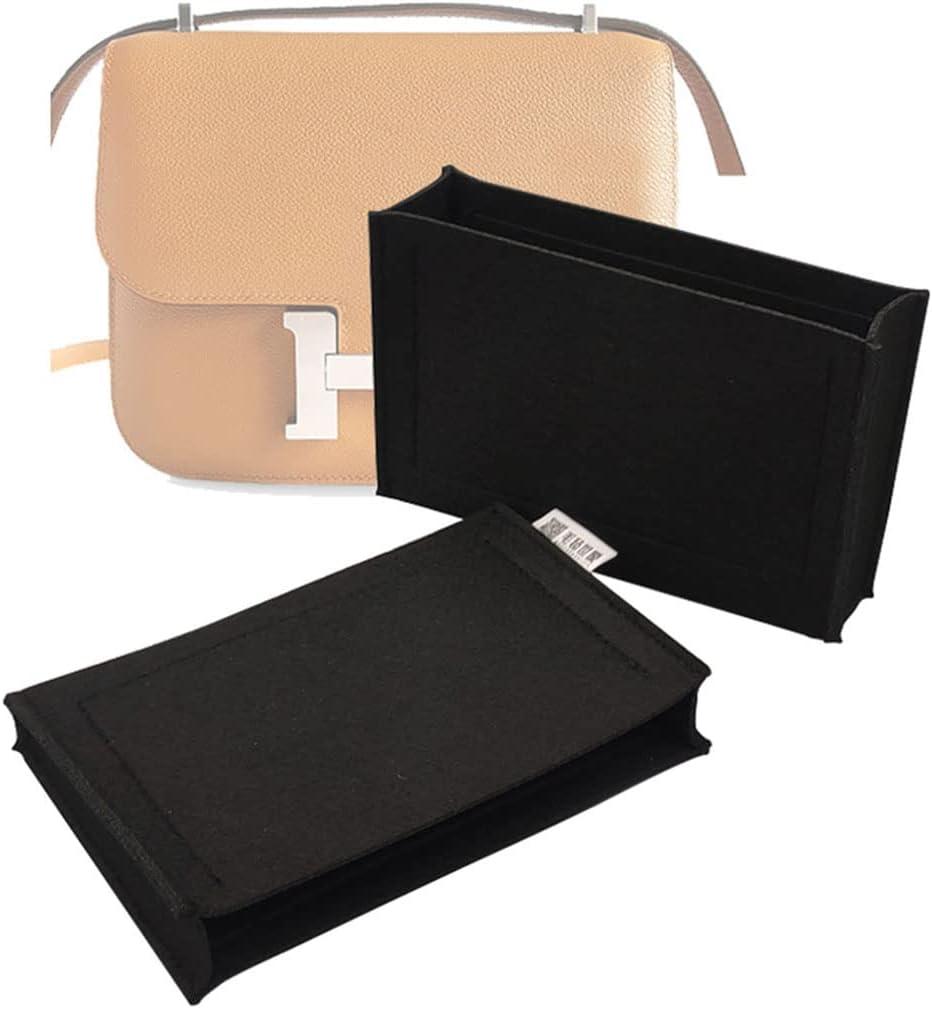 Lckaey Purse Organizer for constance 18 Bag insert Organizerconstance slim insert 2033black-S