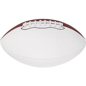 Baden Mini 8.5-Inch Size Autograph Football with 2 Brown and 2 White Panels