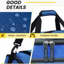 Vorspack Gym Bag for Men - 18 Inches Duffle Bag for Travel Duffel Bag with Shoe Compartment Lightweight Travel Bag for Gym Sports Overnight Weekender - Blue