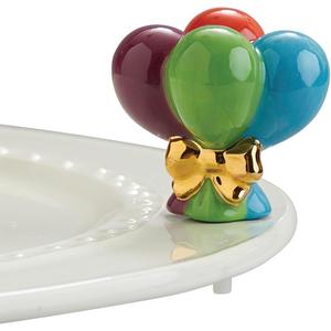 Nora Fleming Hand-Painted Mini: up up and Away (Balloons) A277