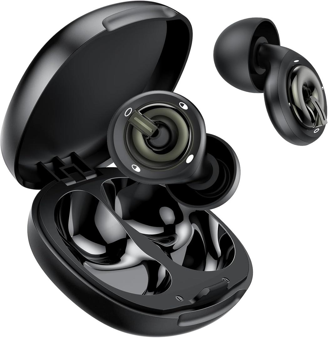 Ear Plugs for Sleeping Noise Cancelling, EarPlugs for Noise Reduction 35dB with 6 Ear Tips, Reusable Noise Cancelling Ear Plugs, Silicone Hearing Protection Earplugs for Snoring/Concert/Study/Work