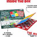 Ankit Toys & Games Ludo & Snakes and Ladders Board Game Set Classic 2in1 Family Fun for Kids and Adults (Standard Edition)