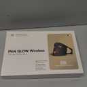 INIA Red Light Therapy Mask for Face, Glow Wireless LED Face Mask Light Therapy with Near-Infrared Red Light (NIR), Rechargeable and Ergonomic Design for Home & Travel (Pink)