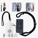 Anti Theft Phone Lanyard Crossbody, Phone Tether Wrist Strap Adjustable Neck Lanyard with ID Holder for Women