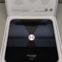 MYZONE MZ-20 Bluetooth Home Digital Bathroom Scales (Black) - High Precision Body Fat and Muscle Mass Measurement