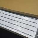 2'x4' Boardwalk Decorative Screen, White
